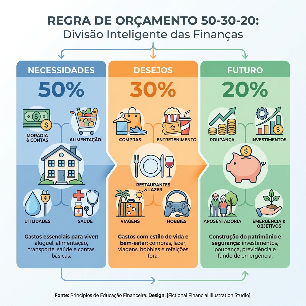 Divisão do Método 50-30-20