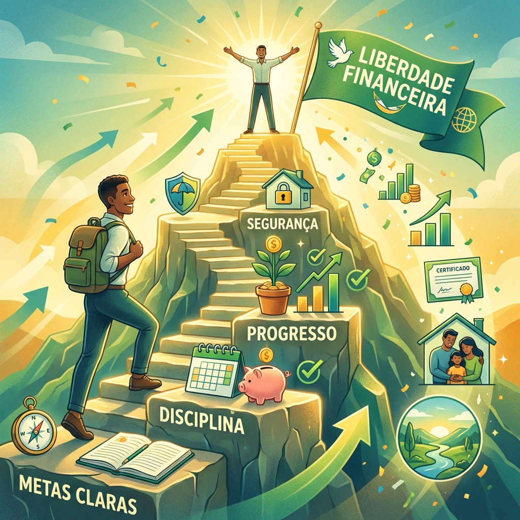 Metas Levando à Liberdade Financeira