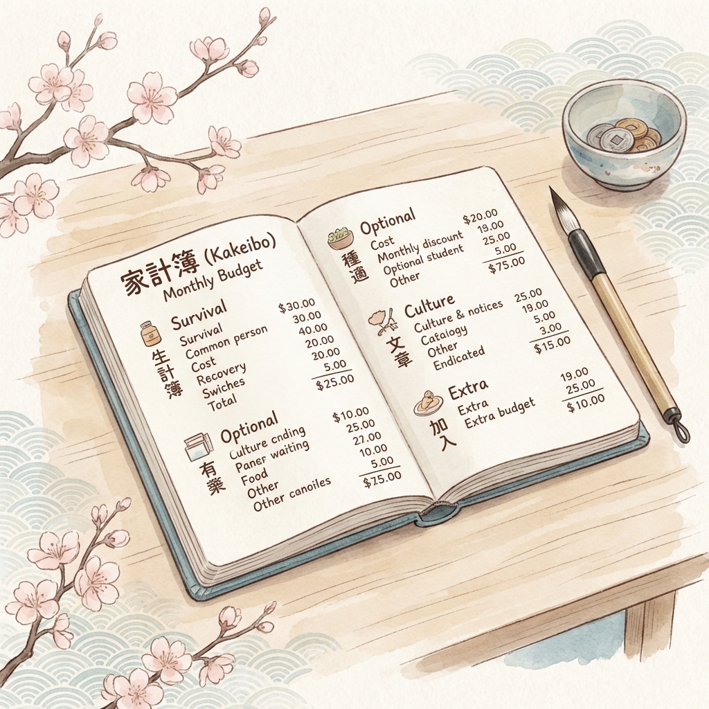 Ilustração do Método Kakeibo