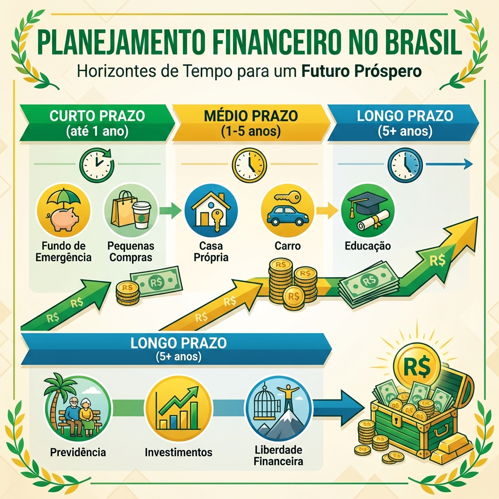 Tríade de Prazos - Curto, Médio e Longo